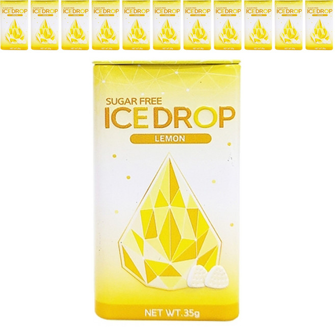 아이스드롭 레몬향 캔디, 12개