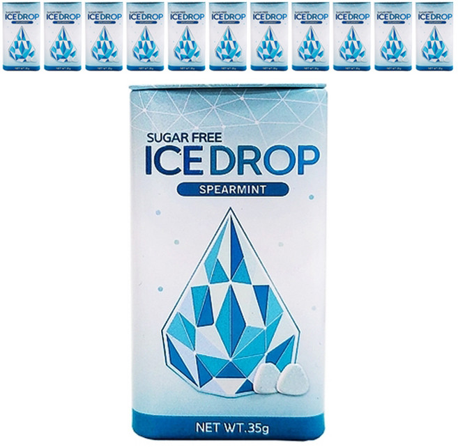 아이스드롭 스페어민트향 캔디, 35g, 12개