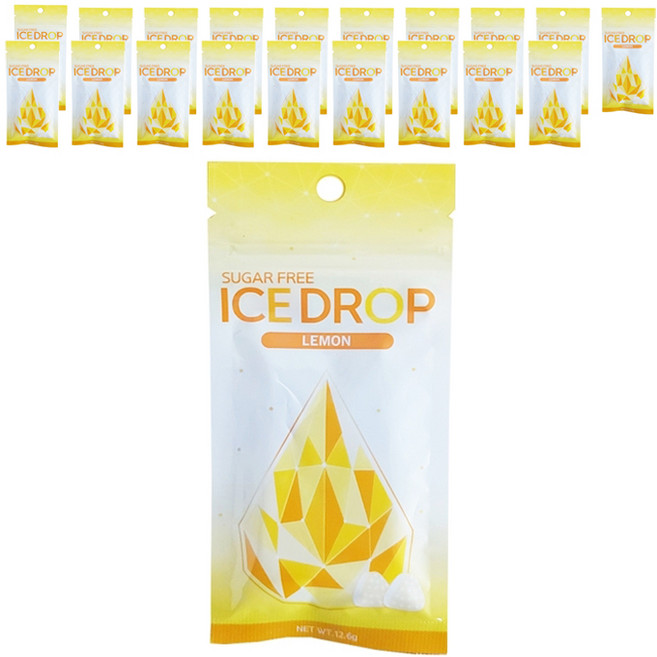아이스드롭 레몬향 캔디, 12.6g, 20개
