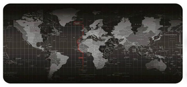 CareFree 세계지도 게이밍 장패드 900 x 400 x 5 mm MP-600, 혼합색상, 1개