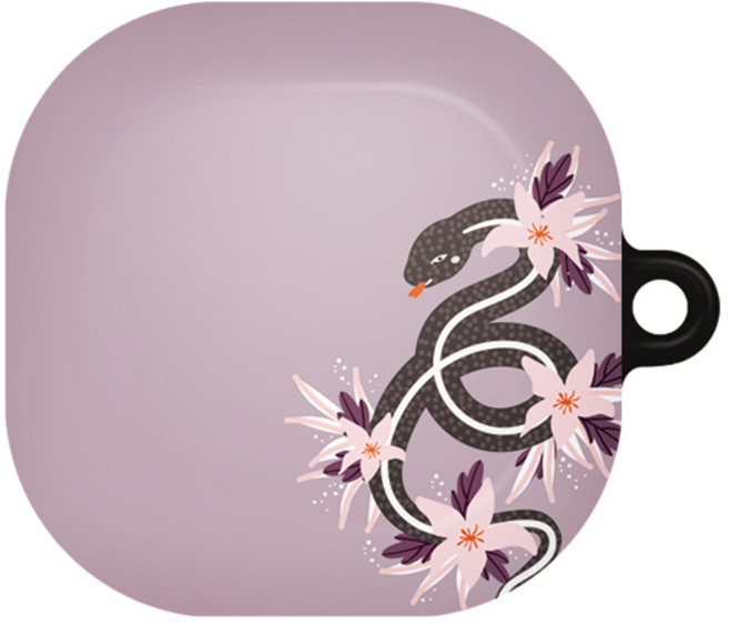 바니몽 심플리 갤럭시 버즈라이브 / 버즈2/버즈프로 하드케이스, 03 스네익씨슬