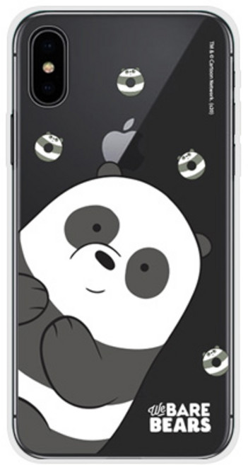 위베어베어스 베이비 패턴 클리어 휴대폰 케이스