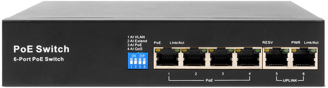 NEXT 4+2端口POE Plus管理交換器 100Mbps, NEXT POE706EF