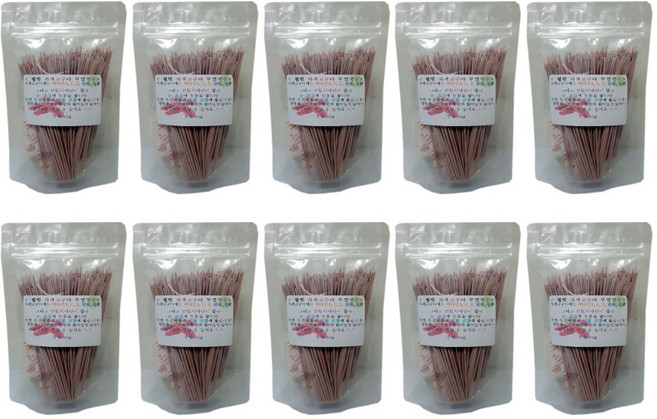 펫츠핸들러 새전용 웰빙 자색고구마 무염국수 간식, 50g, 10개