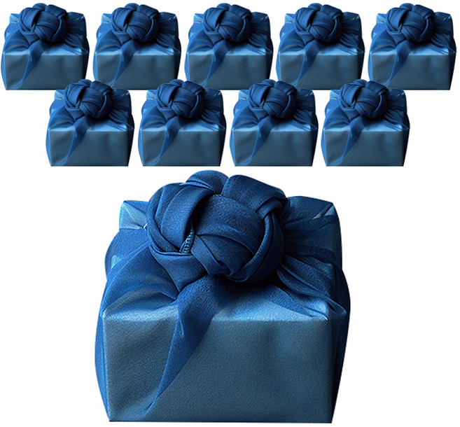 통샵 크리스탈 보자기 55 x 55 cm, 912, 10개