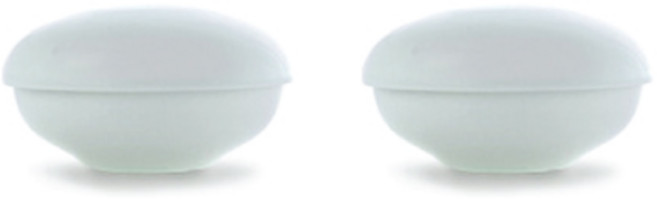 廣州窯 Sura系列 白瓷小菜碗 2個 + 碗蓋 2個 韓國製, 白色, 1組