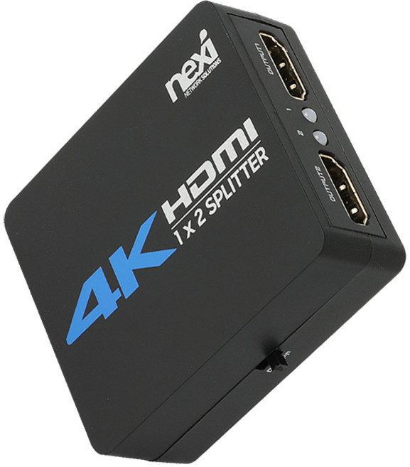 넥시 HDMI 1:2 유전원 분배기 NX-4K0102SPM NX1009, 1개