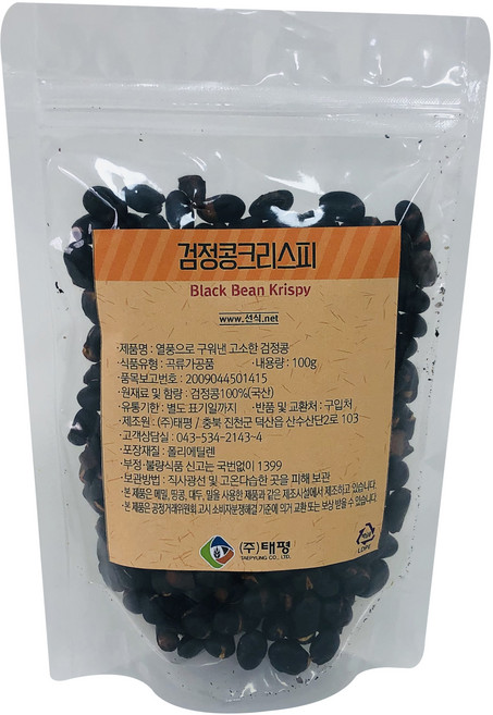 태평선식 검정콩크리스피, 100g, 1개