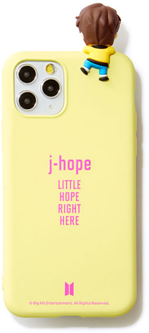 BTS 캐릭터 피규어 별명 컬러 젤리 휴대폰 케이스