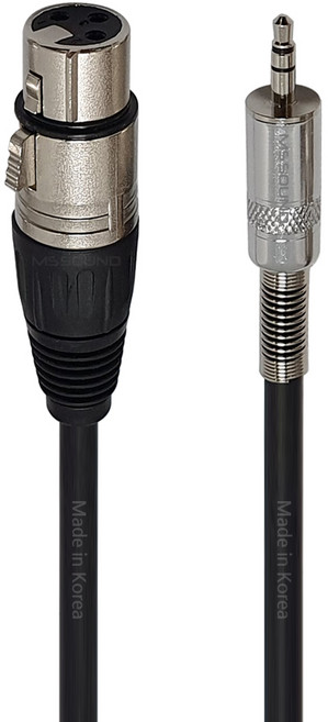MsSound 卡農母 - PC 3.5公 麥克風線 3m, 單一商品, 混合色, 1個