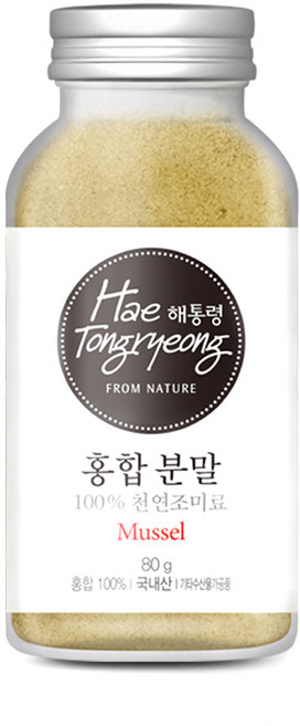 해통령 천연 홍합 분말, 80g, 1개