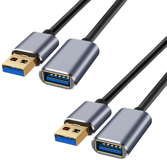 림스테일 고순도 USB 3.0 연장케이블, 2개, 1.5m