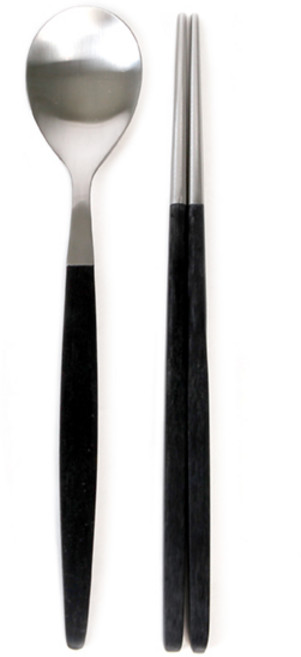 골든벨금속 POM 수저 세트, 1세트, 숟가락 + 젓가락