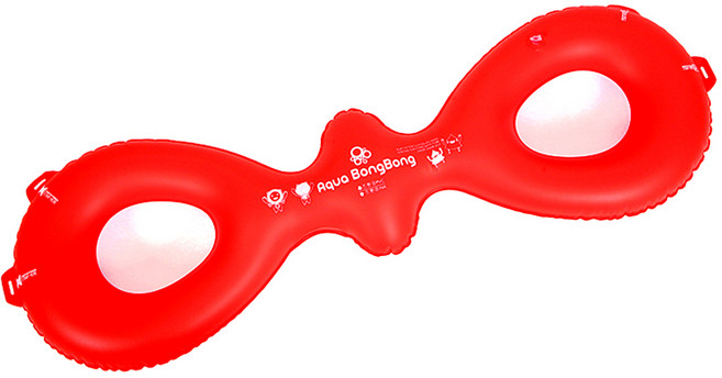 아쿠아봉봉 아동용 369 물놀이 암링, 레드, 1개