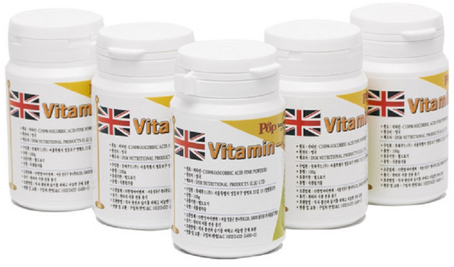 DSM 분말비타민C 원터치형, 5개, 100g