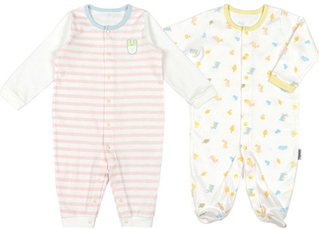 동물원 핑크버니 바디수트 + 산토끼 바디수트 세트