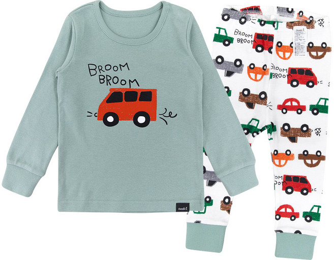 코디아이 아동용 붐붐 30수 후라이스 내의 상하세트