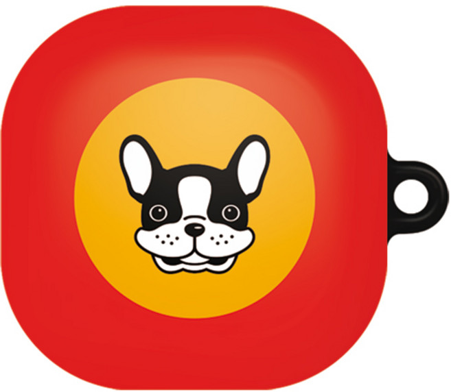 바니몽 갤럭시 버즈라이브/버즈프로 / 버즈2 필오프 하드케이스, 01 옐로프렌치