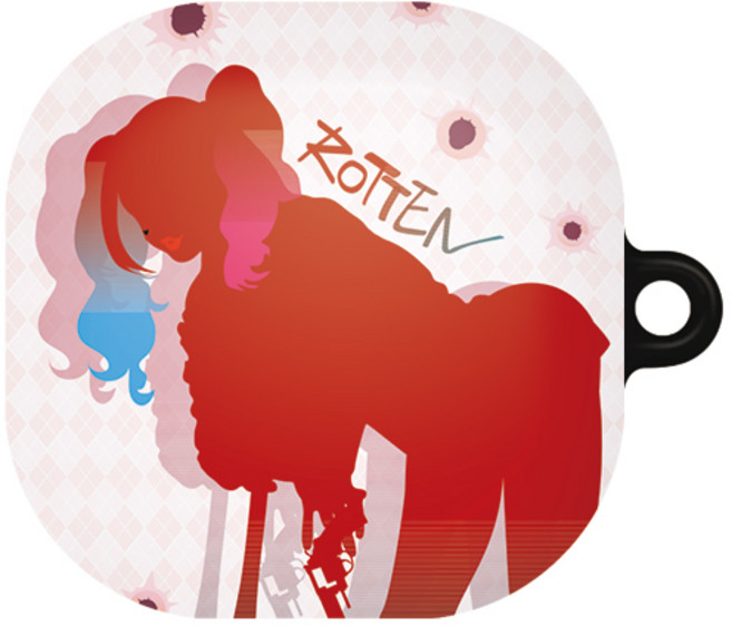 바니몽 갤럭시 버즈2프로/버즈2/버즈프로/버즈라이브 필오프 하드 케이스, 04 로튼퀸