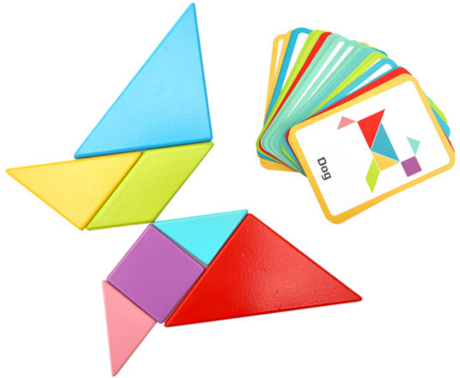 투키토이 탱그램 플레이 39p, 혼합색상, 1인용, 1세트