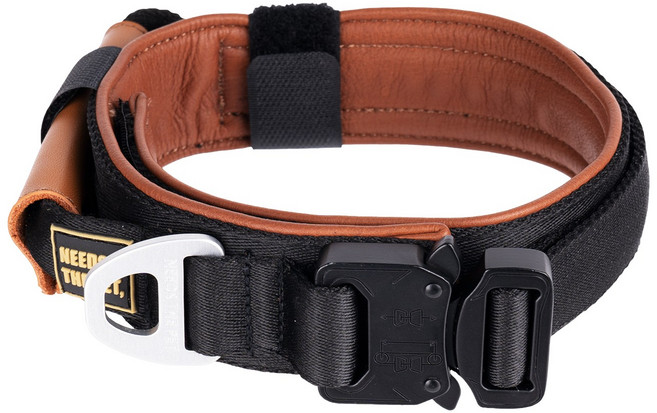 니즈더펫 인터라켄 반려동물 목줄, 블랙, 1개