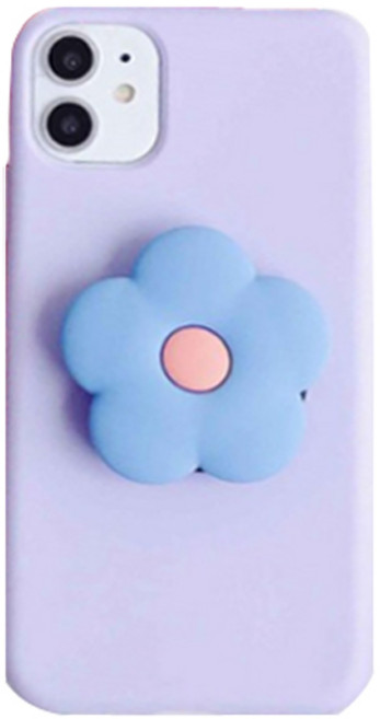 심플 플라워윙 스마톡 휴대폰 케이스