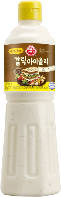 오뚜기 갈릭 아이올리 소스, 930g, 1개