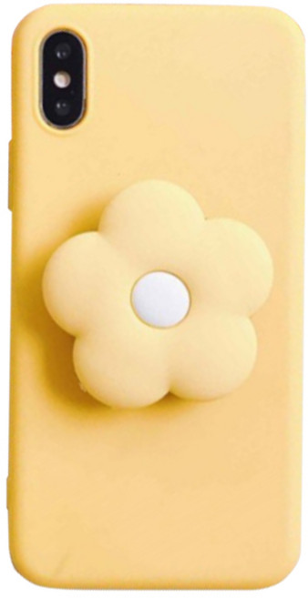 심플 플라워윙 스마톡 휴대폰 케이스