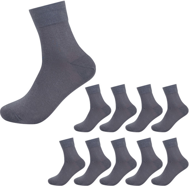 구냥씩 남성용 신사 여름 순면양말 10켤레