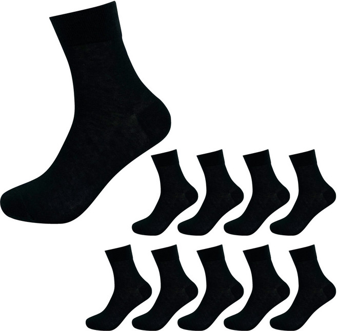 구냥씩 남성용 신사 여름 순면양말 10켤레