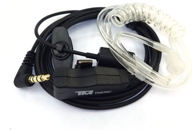 더뮤 전기종 호환 무전기 경호 이어폰 B타입, TM-EM1000(H-2타입), 1개