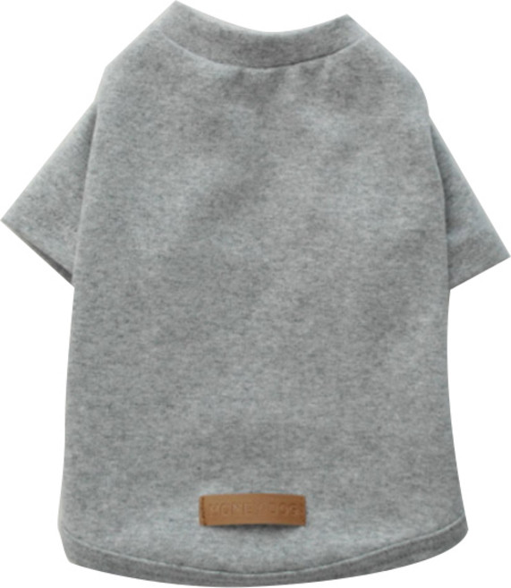 동동이네 데일리 기본티 강아지옷, 그레이, 1개