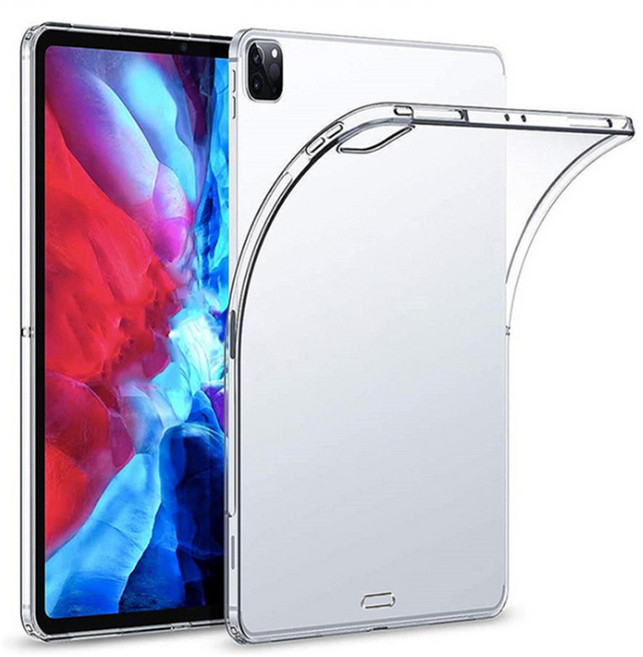 틴다 아이패드 투명 젤리 케이스, 1개