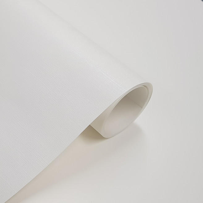무지막지 워터풀 물바른 롤 실크벽지, 무지 패브릭 화이트
