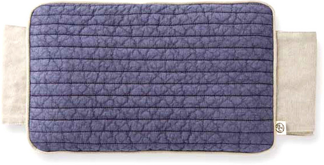 현미온미 벨트형 배찜질팩 네이비, 1개