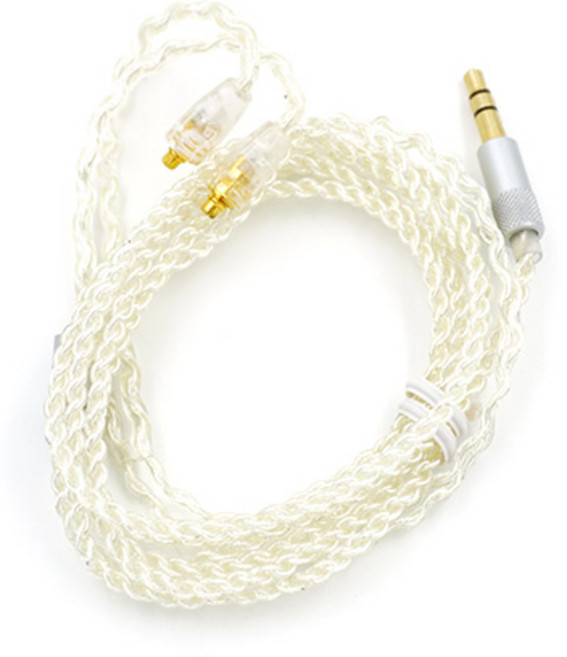 MMCX 슈어 커스텀 교체 이어폰 은도금 케이블T 혼합색상