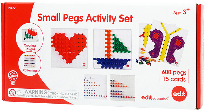 이디엑스에듀케이션 스몰 페그 액티비티 셈놀이판 세트, 1세트