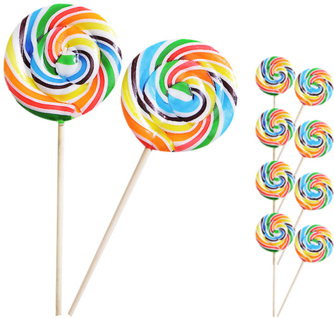 롤리팝 막대사탕 대, 10개, 50g