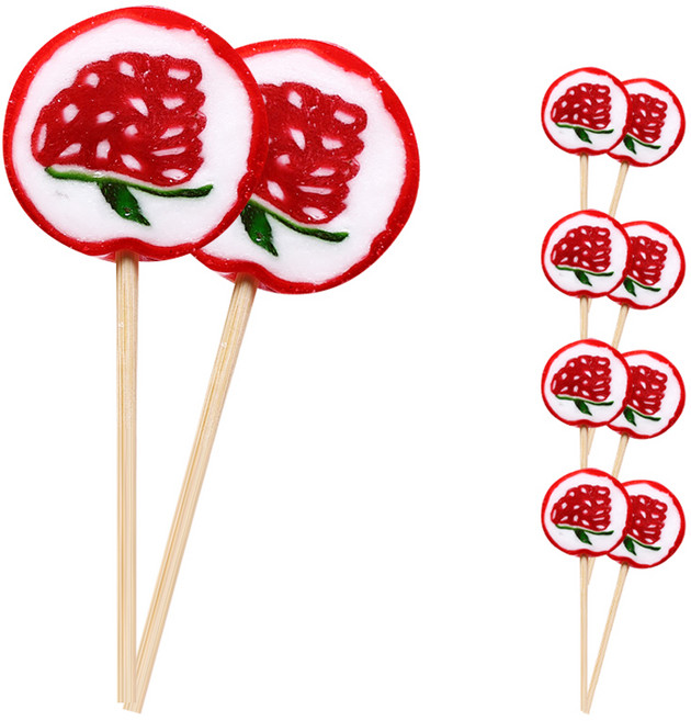 과일모양 막대사탕, 25g, 10개