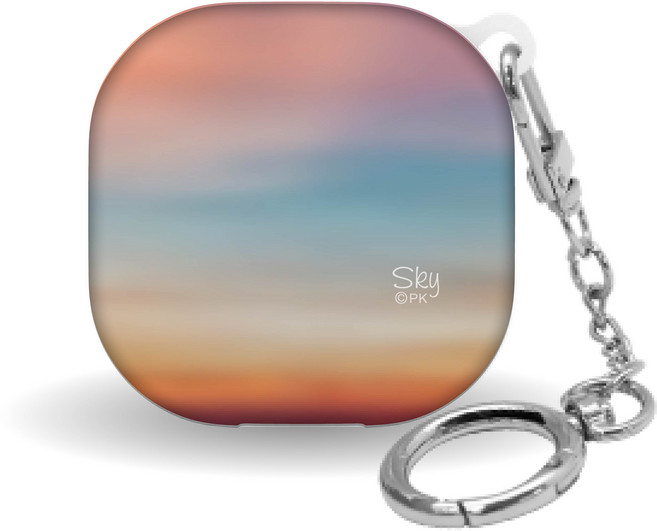 웨이브스튜디오 소울 디자인 갤럭시 버즈 2 / 프로 / 라이브 케이스, 하늘 Sky G, 1개