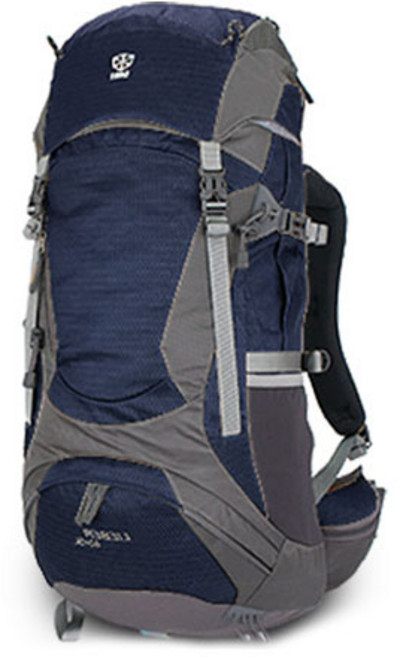 그라트 등산배낭 LIEBER 45L + 방수 커버, 다크블루