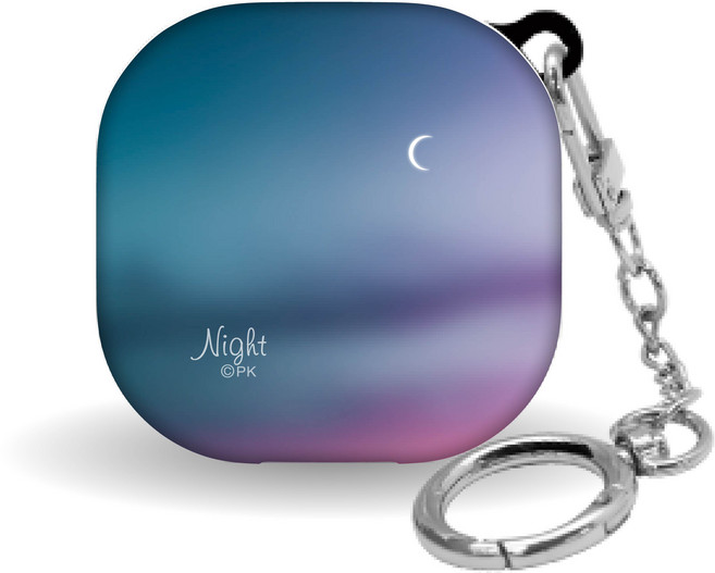 웨이브스튜디오 소울 디자인 갤럭시 버즈 2 / 프로 / 라이브 케이스, 달밤 Mn C