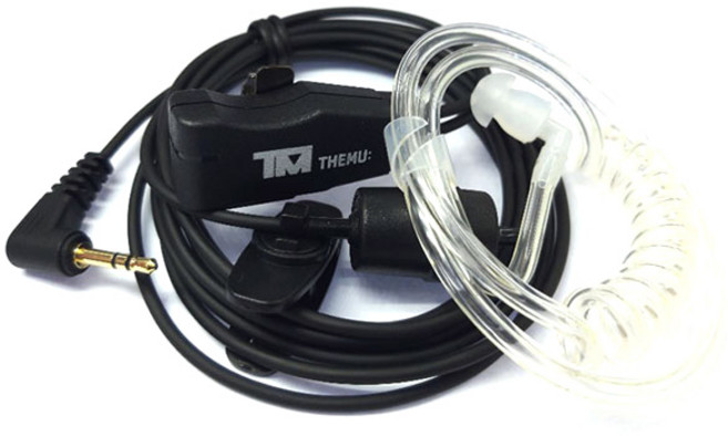 더뮤 전기종 호환 무전기 경호 이어폰 B타입, TM-EM1000(A타입), 1개