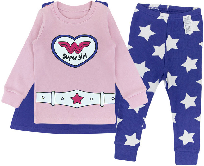 코디아이 아동용 핑크히어로 20수 후라이스 내의 상하세트