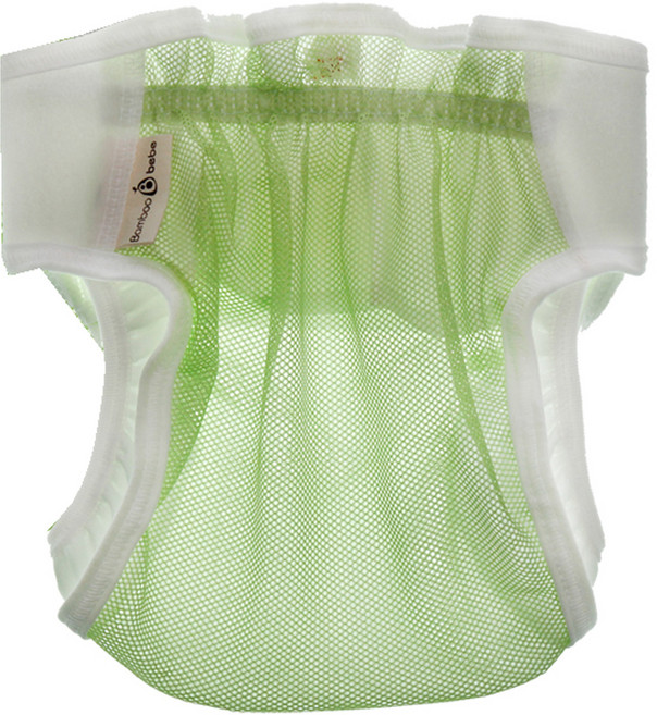 밤부베베 바람망사 기저귀 커버 S, 그린, 1개