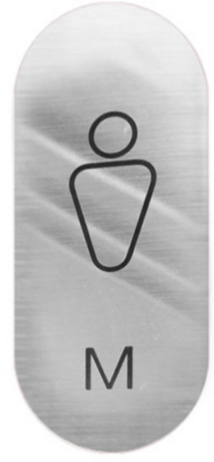 유광 인테리어 치아바타 화장실 표지판 S, S05 남, 1개