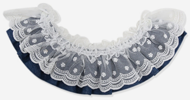 피카노리 반려동물 코지 케이프 M PECA6717DlM, 데님진청, 1개