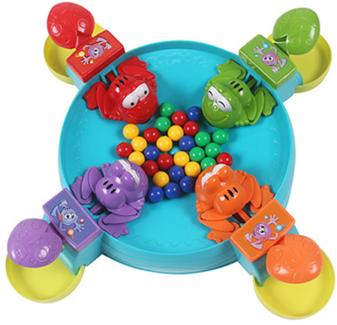 파파스토이 개구리알먹기게임, 혼합 색상, 1개