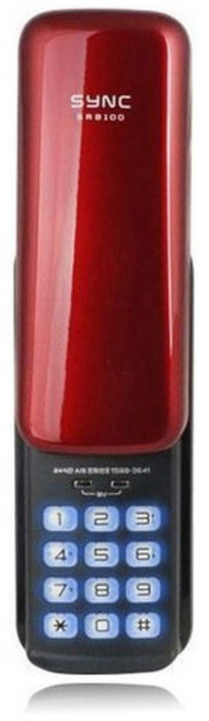 솔리티 번호 전용 도어록 레드 자가설치, SRB100