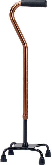 이치고이치에 컬러 4발 지팡이 AQ-30BR, 브라운, 1개